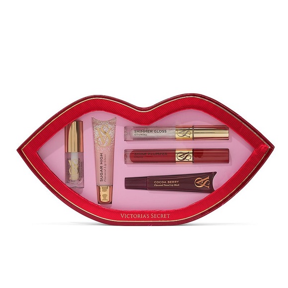 Victoria's Secret Other - VICTORIA’S SECRET | 5-Piece Lip Gloss, Oil, Mask & Lip Plumper Gift Set